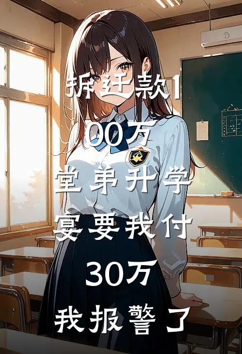 拆迁款100万，堂弟升学宴要我付30万，我报警了