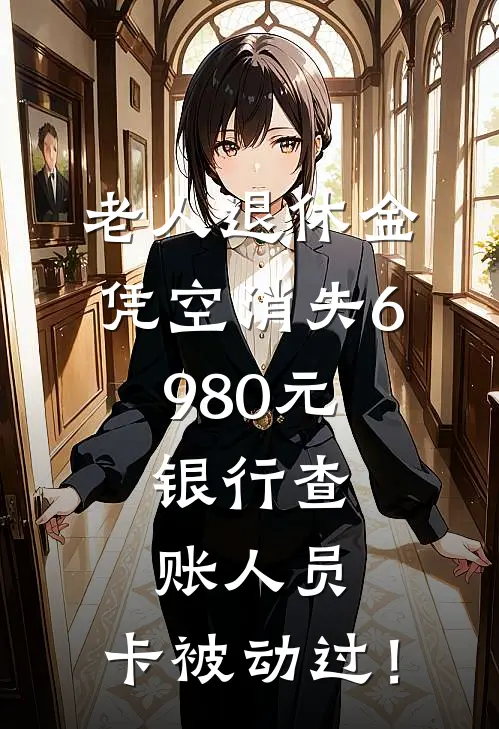 老人退休金凭空消失6980元，银行查账人员：卡被动过！