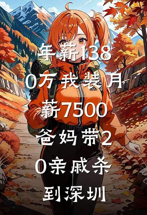 年薪1380万我装月薪7500，爸妈带20亲戚杀到深圳