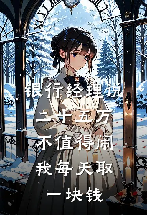 银行经理说二十五万不值得闹，我每天取一块钱