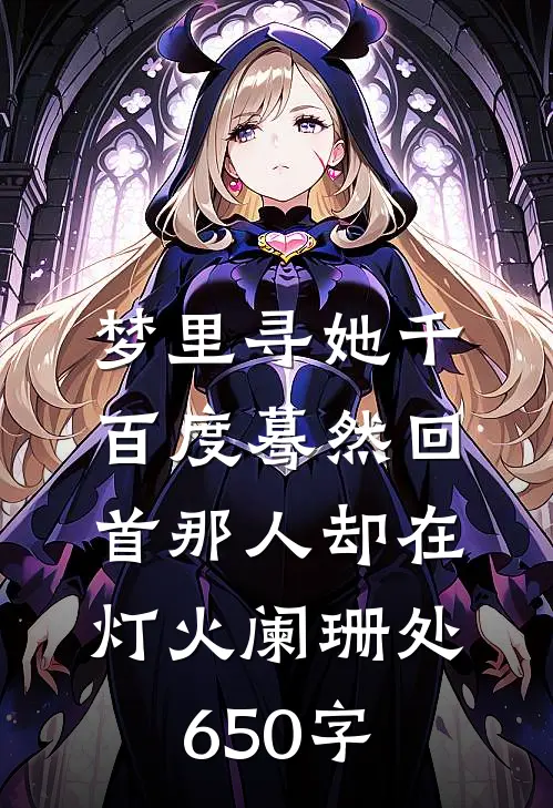 梦里寻她千百度蓦然回首那人却在灯火阑珊处650字
