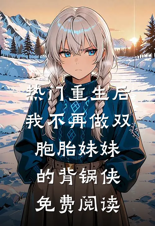 热门重生后我不再做双胞胎妹妹的背锅侠免费阅读