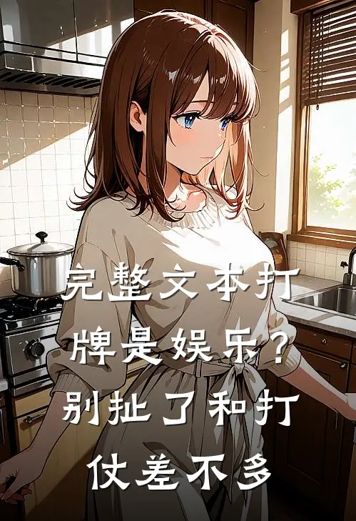 完整文本打牌是娱乐？别扯了，和打仗差不多