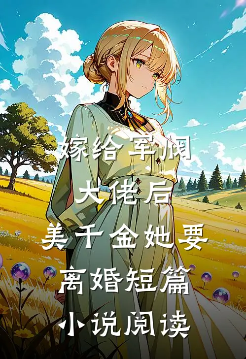 嫁给军阀大佬后,美千金她要离婚短篇小说阅读