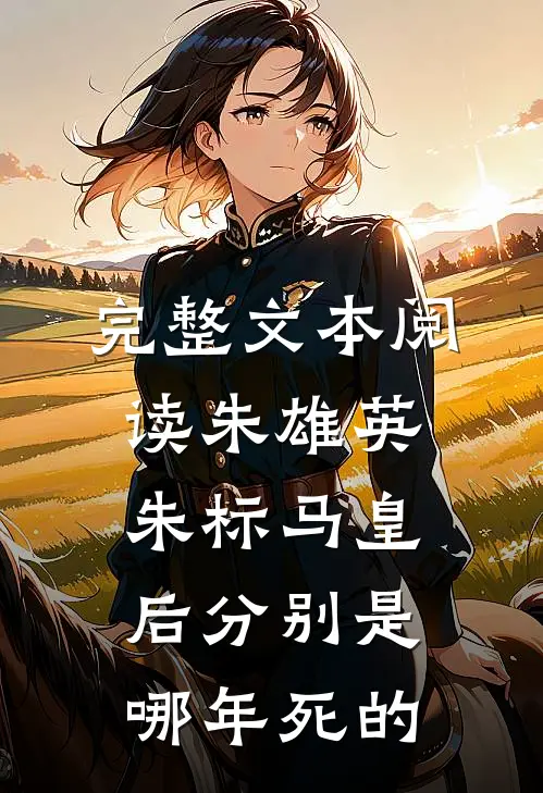 完整文本阅读朱雄英朱标马皇后分别是哪年死的