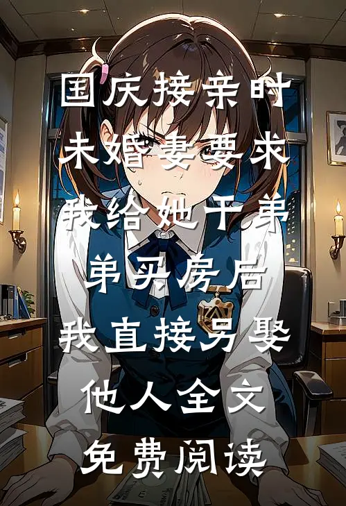 国庆接亲时，未婚妻要求我给她干弟弟买房后，我直接另娶他人全文免费阅读