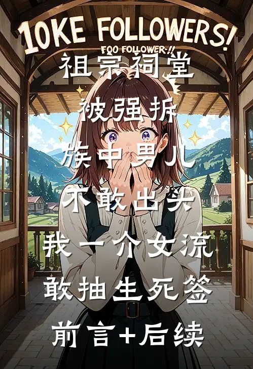 祖宗祠堂被强拆，族中男儿不敢出头，我一介女流敢抽生死签前言+后续