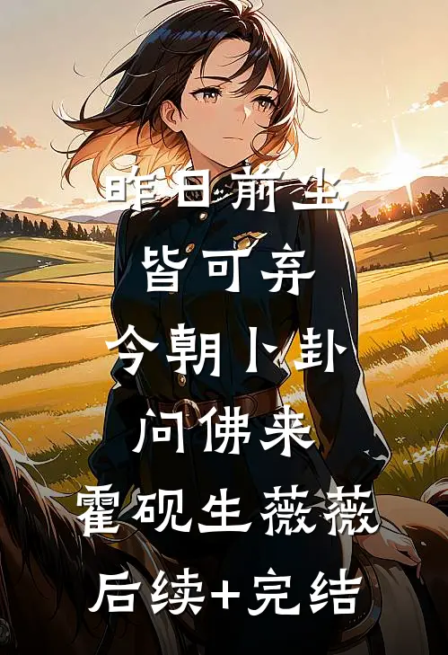 昨日前尘皆可弃，今朝卜卦问佛来: 霍砚生薇薇后续+完结