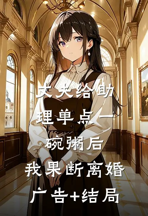 丈夫给助理单点一碗粥后，我果断离婚广告+结局