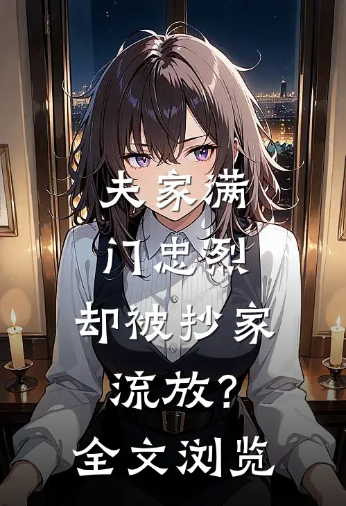 夫家满门忠烈，却被抄家流放？全文浏览