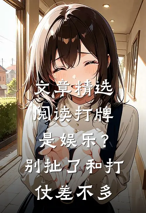 文章精选阅读打牌是娱乐？别扯了，和打仗差不多