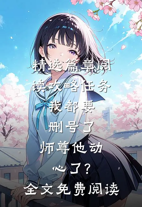 精选篇章阅读攻略任务:我都要删号了,师尊他动心了?全文免费阅读