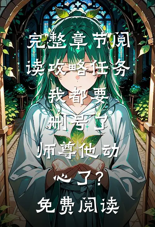 完整章节阅读攻略任务:我都要删号了,师尊他动心了?免费阅读