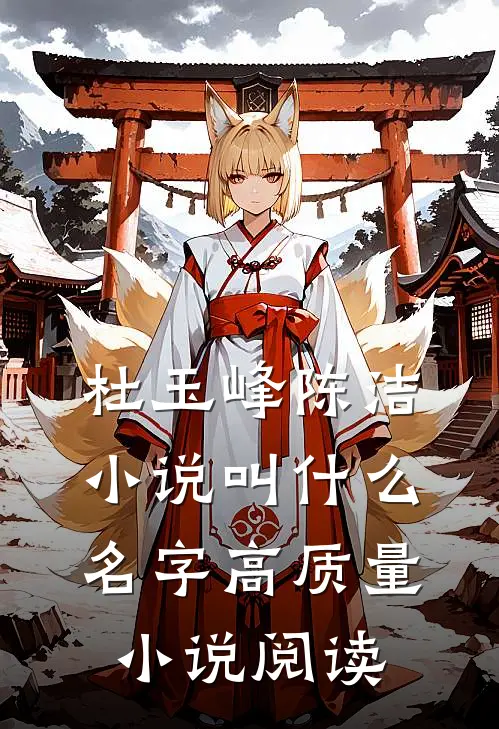 杜玉峰陈洁小说叫什么名字高质量小说阅读