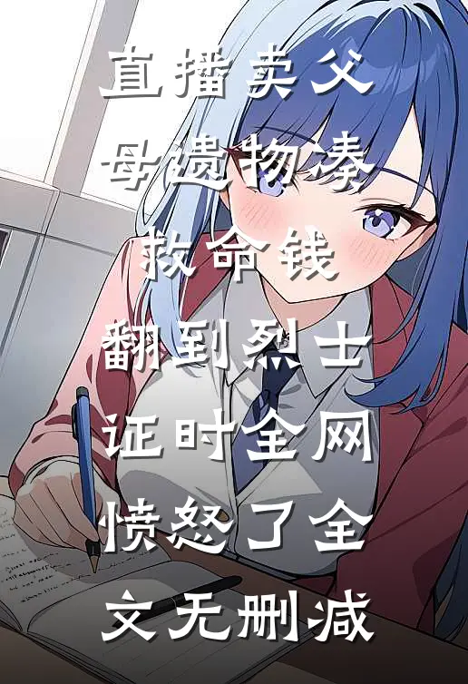 直播卖父母遗物凑救命钱，翻到烈士证时全网愤怒了全文无删减