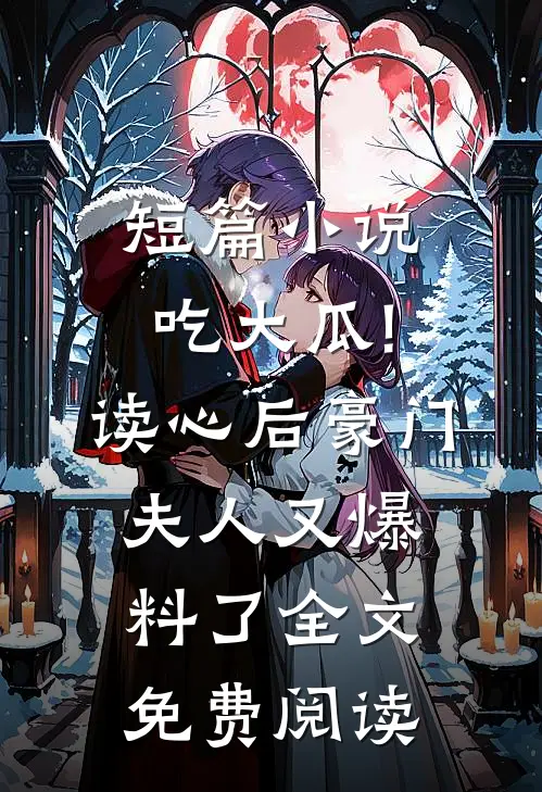 短篇小说吃大瓜!读心后豪门夫人又爆料了全文免费阅读