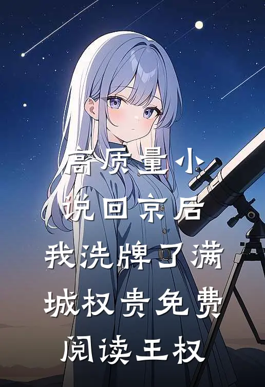 高质量小说回京后,我洗牌了满城权贵免费阅读王权
