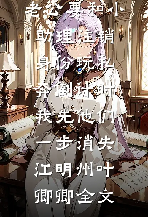 老公要和小助理注销身份玩私奔倒计时，我先他们一步消失江明州叶卿卿全文