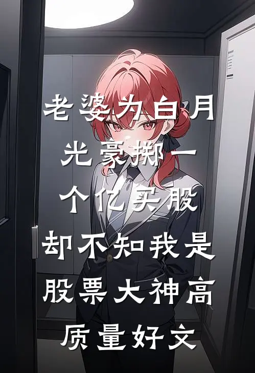 老婆为白月光豪掷一个亿买股，却不知我是股票大神高质量好文
