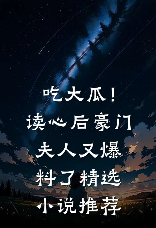 吃大瓜！读心后豪门夫人又爆料了精选小说推荐
