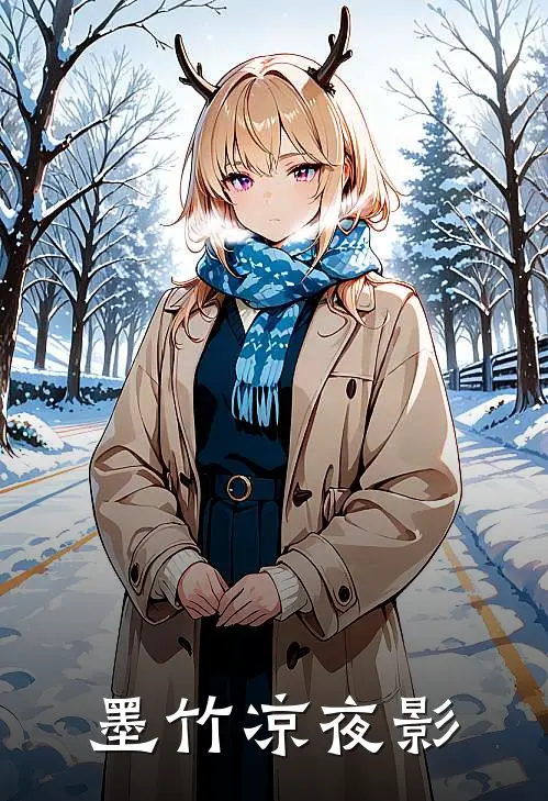 墨竹凉夜影