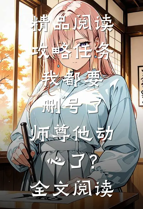 精品阅读攻略任务:我都要删号了,师尊他动心了?全文阅读