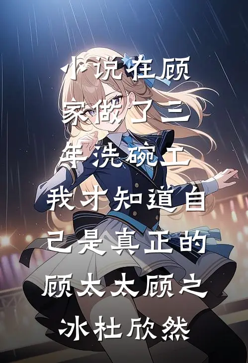 小说在顾家做了三年洗碗工，我才知道自己是真正的顾太太(顾之冰杜欣然)