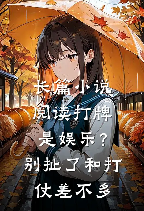 长篇小说阅读打牌是娱乐？别扯了，和打仗差不多